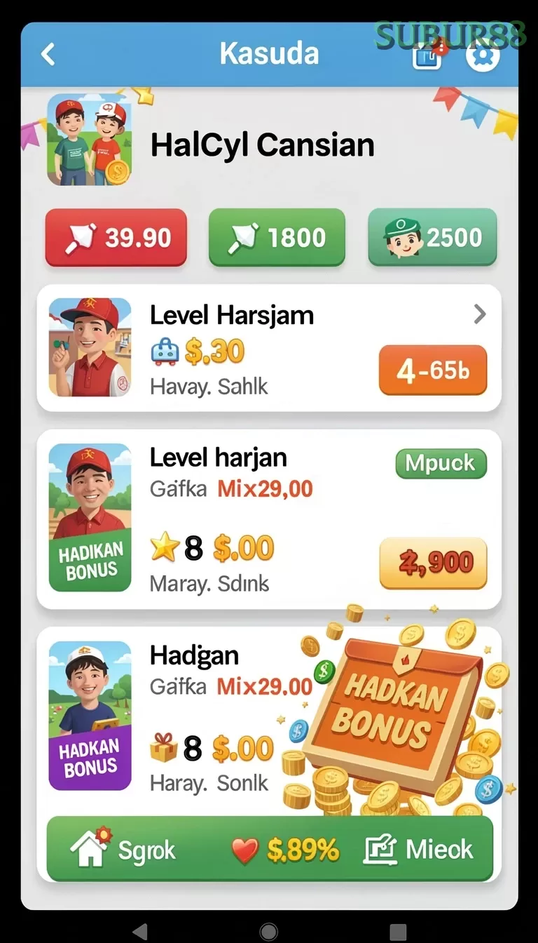 Cuplikan layar BINTANGPO — pengaturan akun